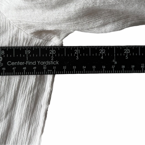 Lilly Pulitzer White Cotton Eyelet Peplum Blouse Size M Coastal Chic - Picture 8 of 10